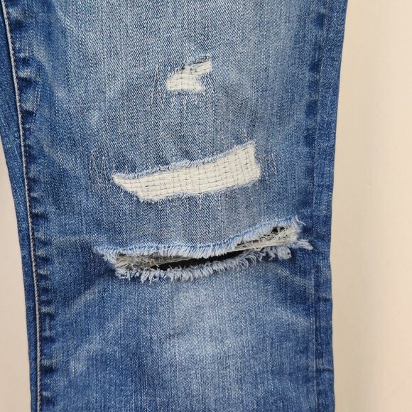 *FLAWED* Madewell Cali Demi-Boot Jeans in Bronson Wash Button-Front Edition 27 - Picture 4 of 12